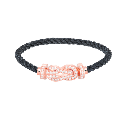 ¡®Sprite Jewelry¡¯CHANCE LARGE 8 FIGURE BUCKLE FULL DIAMOND BRACELET ROSE GOLD