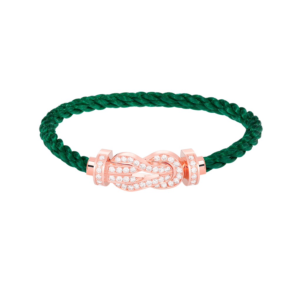 ¡®Sprite Jewelry¡¯CHANCE LARGE 8 FIGURE BUCKLE FULL DIAMOND BRACELET ROSE GOLD