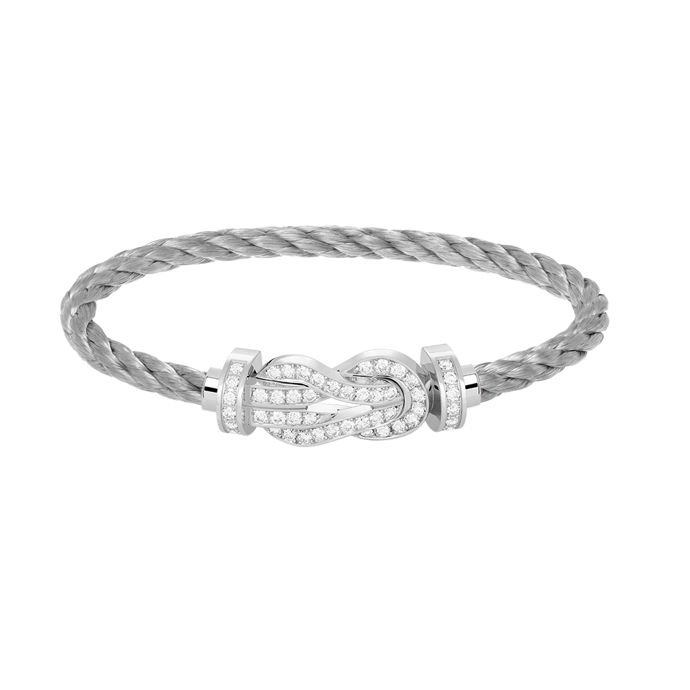 ¡®Sprite Jewelry¡¯CHANCE LARGE 8 FIGURE BUCKLE FULL DIAMOND BRACELET SILVER