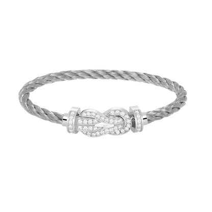 ¡®Sprite Jewelry¡¯CHANCE LARGE 8 FIGURE BUCKLE FULL DIAMOND BRACELET SILVER