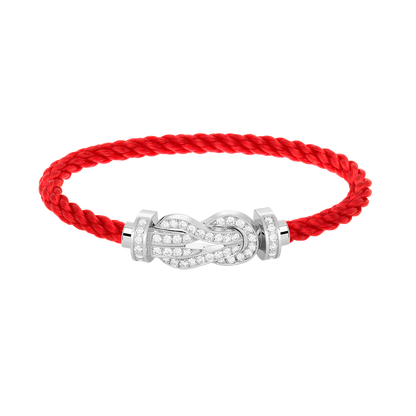 ¡®Sprite Jewelry¡¯CHANCE LARGE 8 FIGURE BUCKLE FULL DIAMOND BRACELET SILVER
