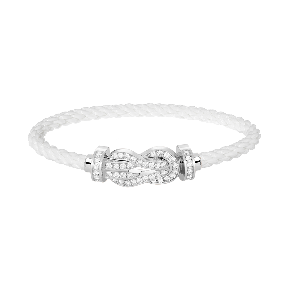 ¡®Sprite Jewelry¡¯CHANCE LARGE 8 FIGURE BUCKLE FULL DIAMOND BRACELET SILVER