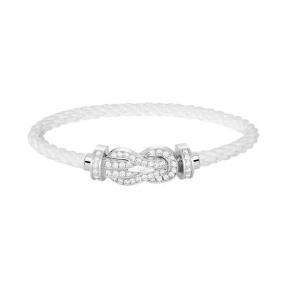 ¡®Sprite Jewelry¡¯CHANCE LARGE 8 FIGURE BUCKLE FULL DIAMOND BRACELET SILVER