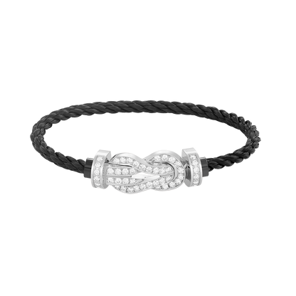 ¡®Sprite Jewelry¡¯CHANCE LARGE 8 FIGURE BUCKLE FULL DIAMOND BRACELET SILVER