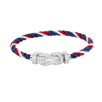 ¡®Sprite Jewelry¡¯CHANCE LARGE 8 FIGURE BUCKLE FULL DIAMOND BRACELET SILVER