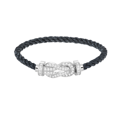 ¡®Sprite Jewelry¡¯CHANCE LARGE 8 FIGURE BUCKLE FULL DIAMOND BRACELET SILVER
