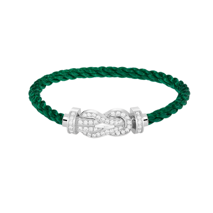 ¡®Sprite Jewelry¡¯CHANCE LARGE 8 FIGURE BUCKLE FULL DIAMOND BRACELET SILVER