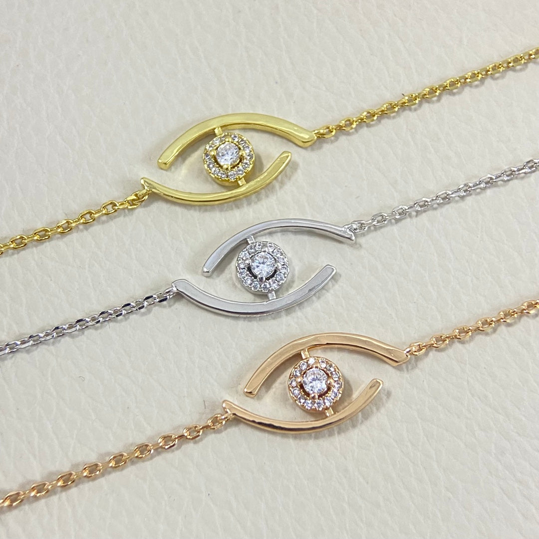 [Sprite Jewelry]Lucky Eye Pave-Set Diamond Bracelet