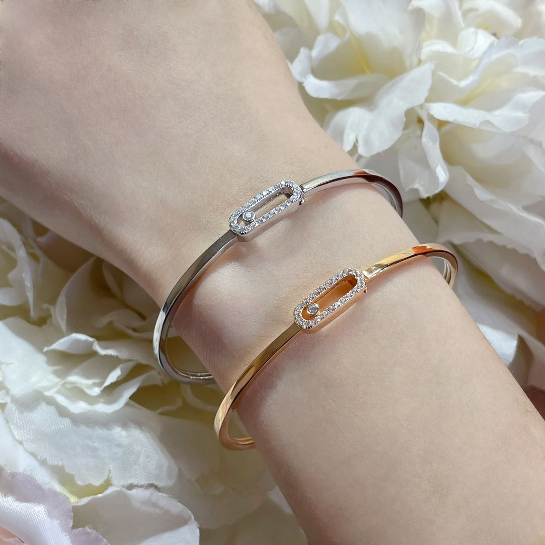 [Sprite Jewelry]Move Uno pavé flex bangle medium