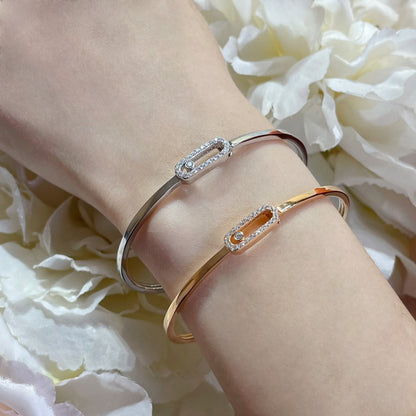 [Sprite Jewelry]Move Uno pavé flex bangle medium