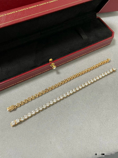 [Sprite Jewelry] TENNIS BRACELET WITH FULL DIAMOND SETTING