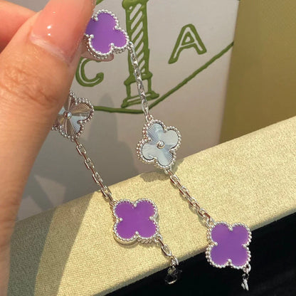 [Sprite Jewelry]New  CLOVER 5 MOTIF VIOLET BRACELET COLLECTION