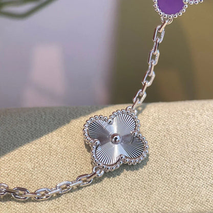 [Sprite Jewelry]New  CLOVER 5 MOTIF VIOLET BRACELET COLLECTION