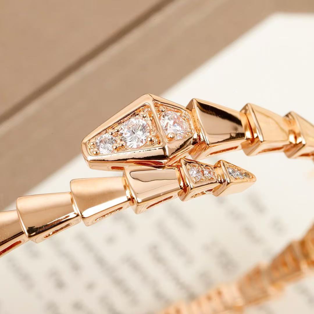 [Sprite Jewelry]The Moissanite Serpent Bracelet Collection