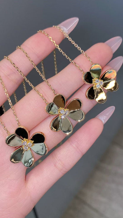 [Sprite Jewelry]FRIVOLE GOLD FLOWER NECKLACE2