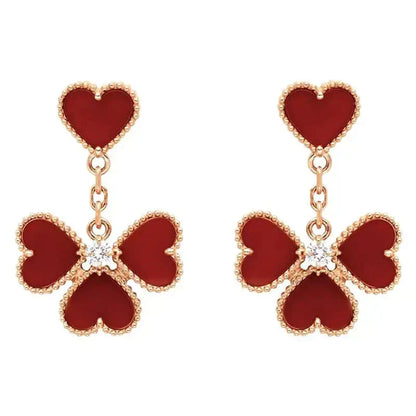 ¡®Sprite Jewelry¡¯SWEET CLOVER CARNELIAN EARRINGS