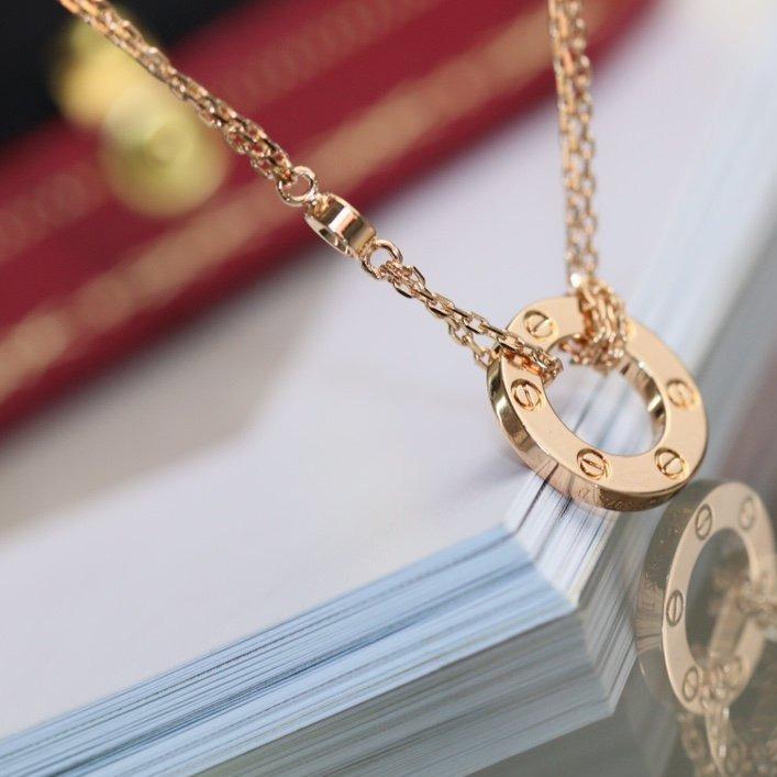 ¡®Sprite Jewelry¡¯LOVE NECKLACE ADJUSTABLE ROSE GOLD 2 DIAMOND