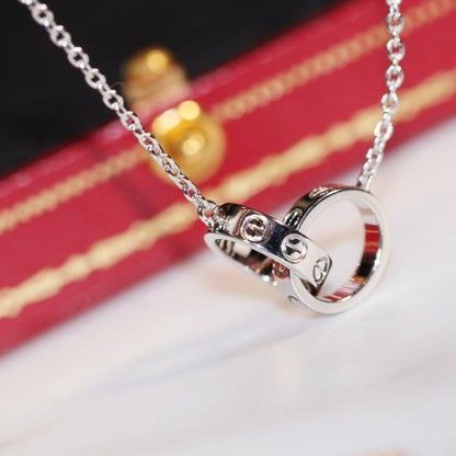 ¡®Sprite Jewelry¡¯LOVE NECKLACE PINK GOLD AND SILVER