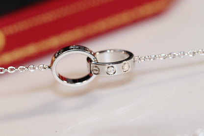 ¡®Sprite Jewelry¡¯LOVE NECKLACE PINK GOLD AND SILVER