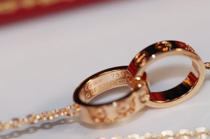 ¡®Sprite Jewelry¡¯LOVE NECKLACE PINK GOLD AND SILVER