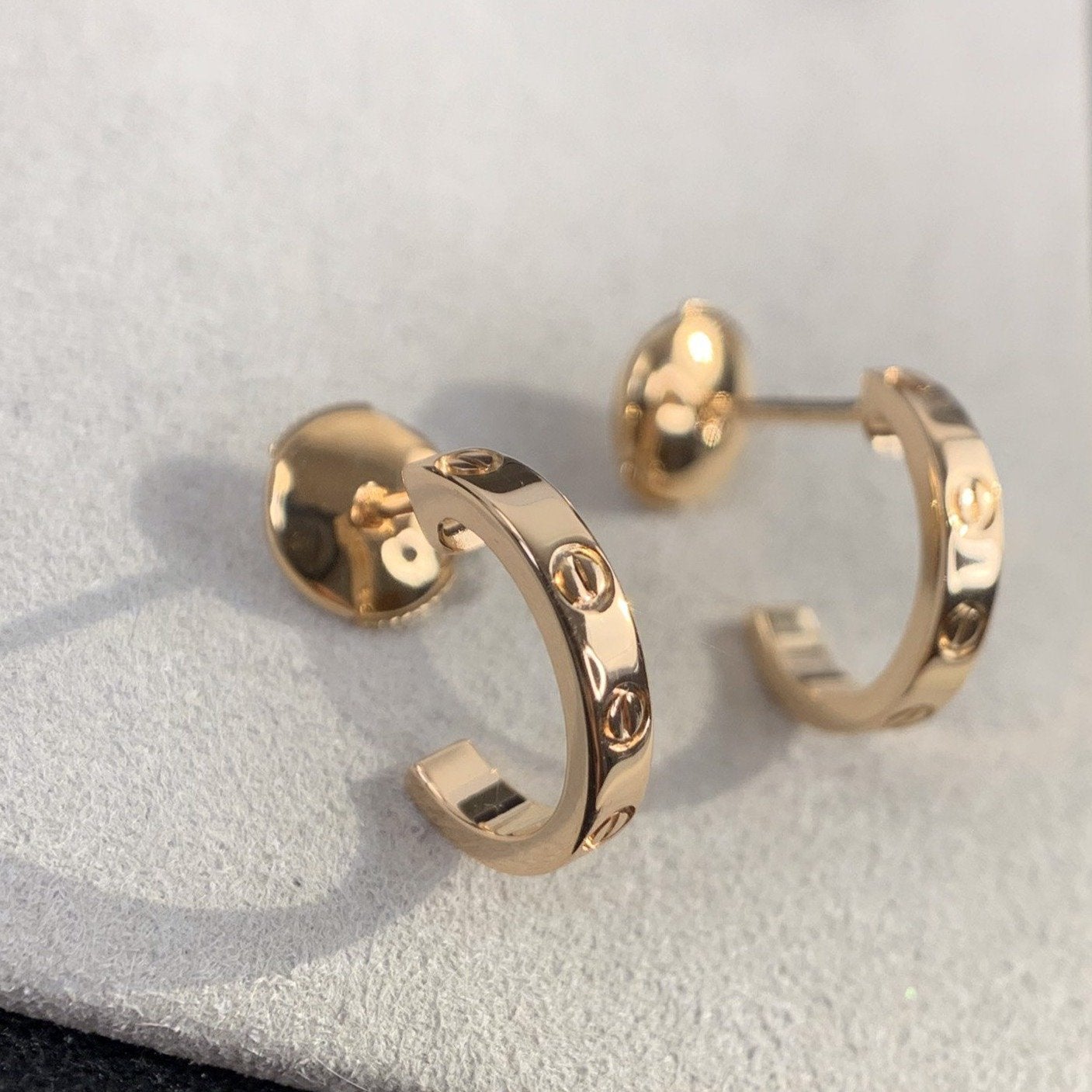 ¡®Sprite Jewelry¡¯LOVE EARRINGS 2.65MM PINK GOLD