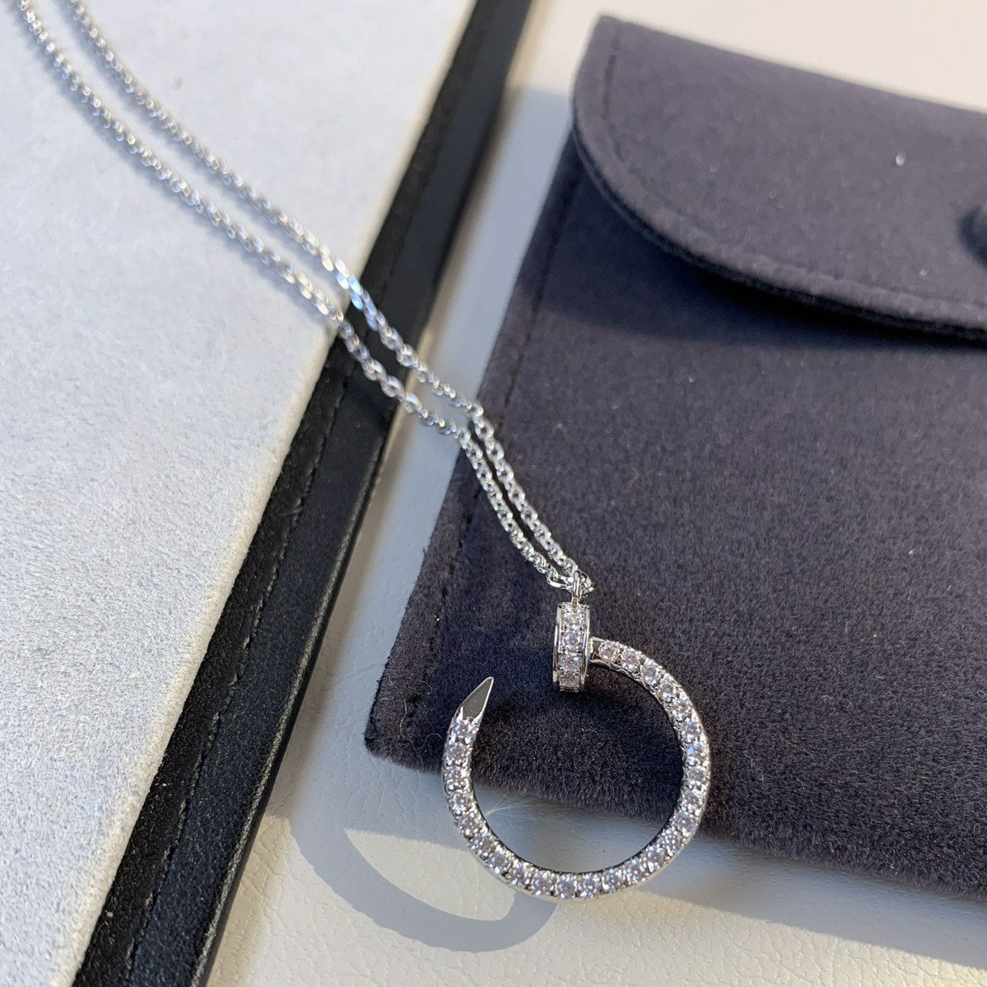 ¡®Sprite Jewelry¡¯JUSTE NECKLACE SILVER DIAMONDS