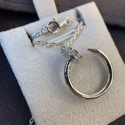 ¡®Sprite Jewelry¡¯JUSTE NECKLACE SILVER DIAMONDS