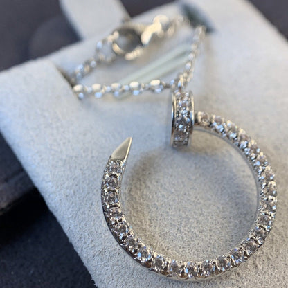¡®Sprite Jewelry¡¯JUSTE NECKLACE SILVER DIAMONDS