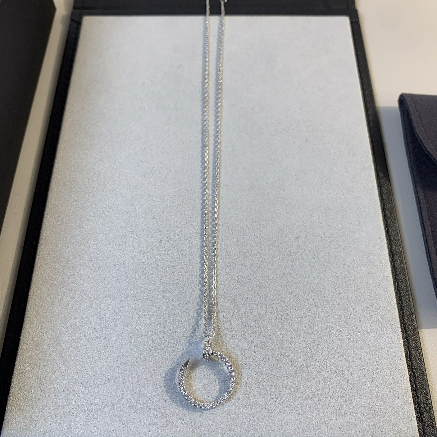 ¡®Sprite Jewelry¡¯JUSTE NECKLACE SILVER DIAMONDS