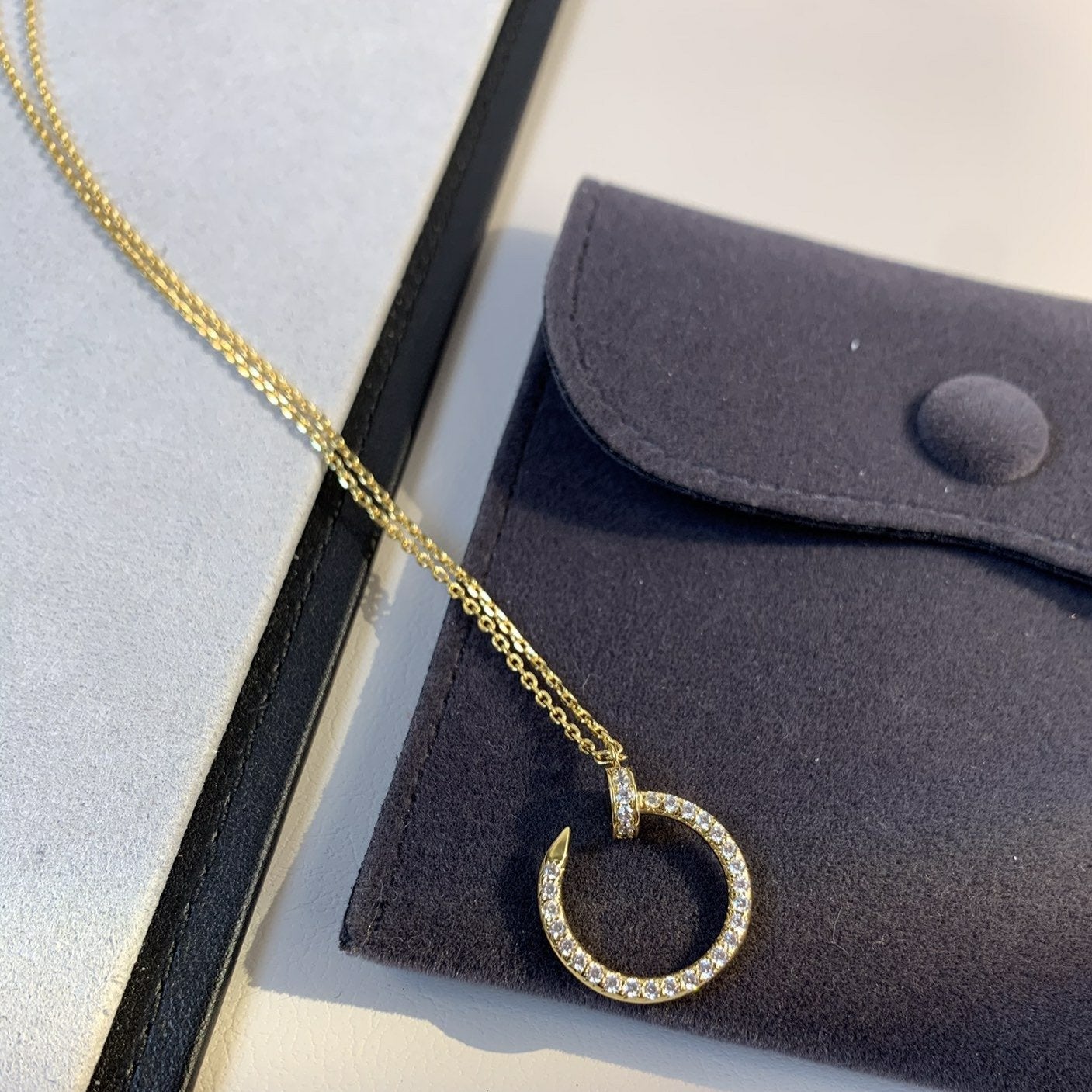 ¡®Sprite Jewelry¡¯JUSTE NECKLACE GOLD DIAMONDS