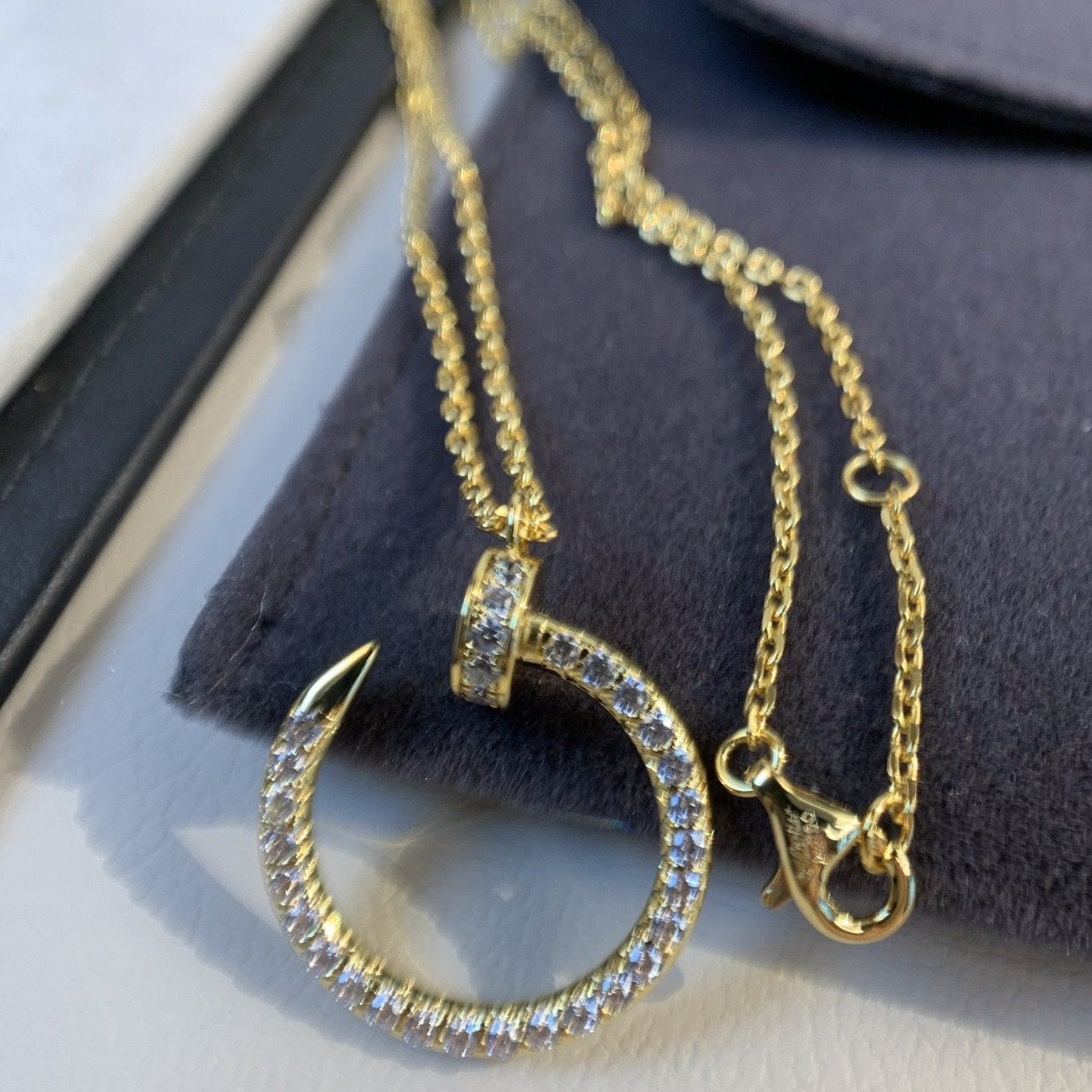 ¡®Sprite Jewelry¡¯JUSTE NECKLACE GOLD DIAMONDS