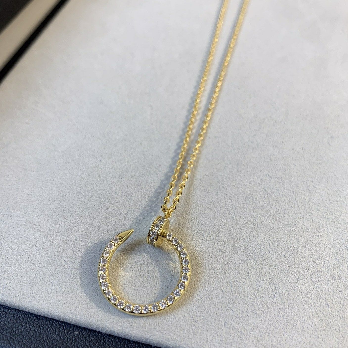 ¡®Sprite Jewelry¡¯JUSTE NECKLACE GOLD DIAMONDS