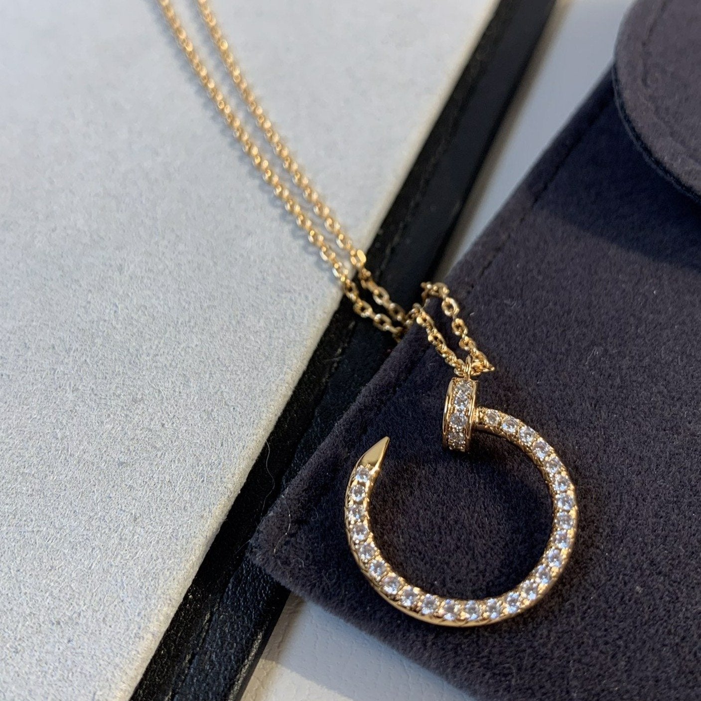 ¡®Sprite Jewelry¡¯JUSTE NECKLACE PINK GOLD DIAMONDS