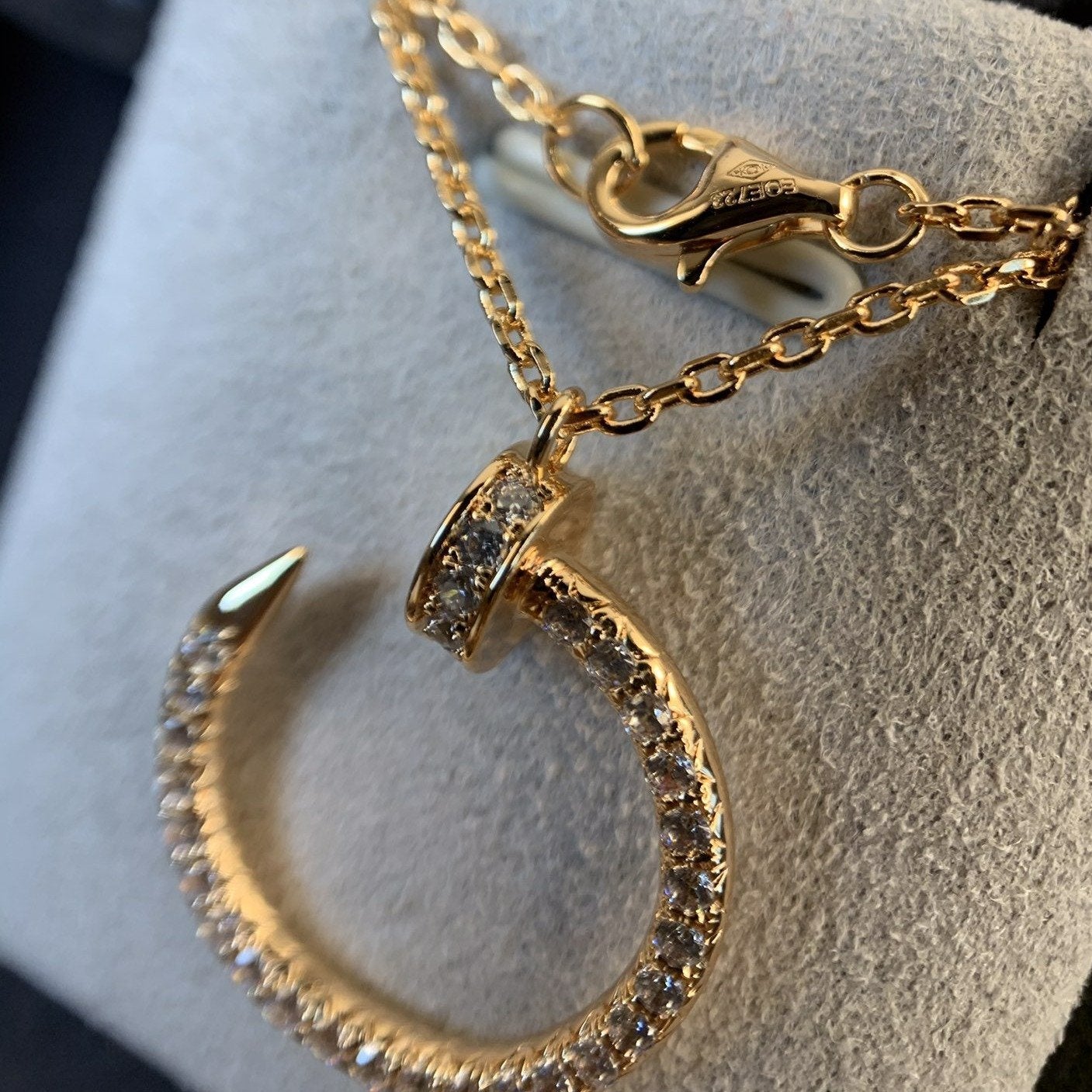 ¡®Sprite Jewelry¡¯JUSTE NECKLACE PINK GOLD DIAMONDS
