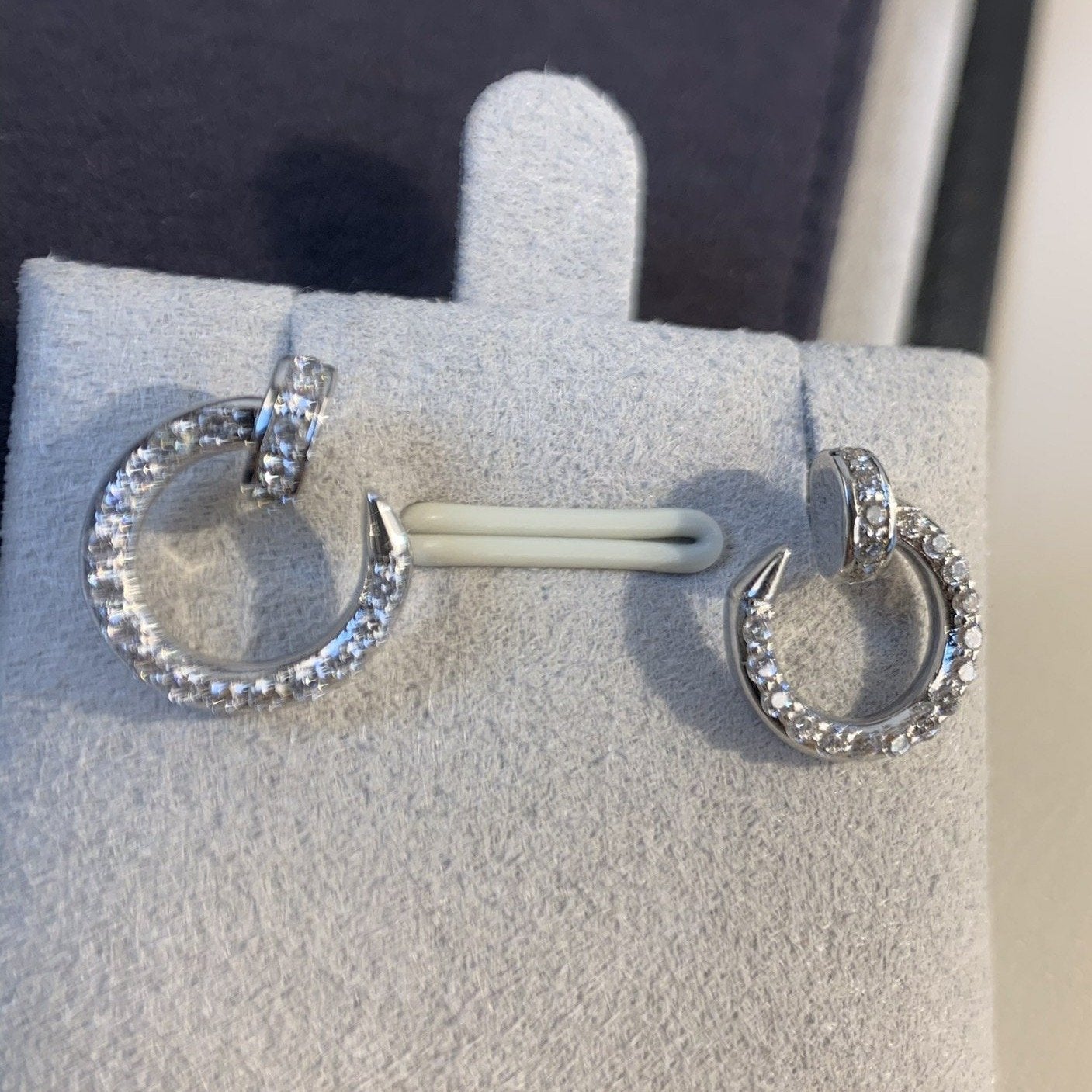 ¡®Sprite Jewelry¡¯JUSTE EARRINGS SILVER DIAMONDS