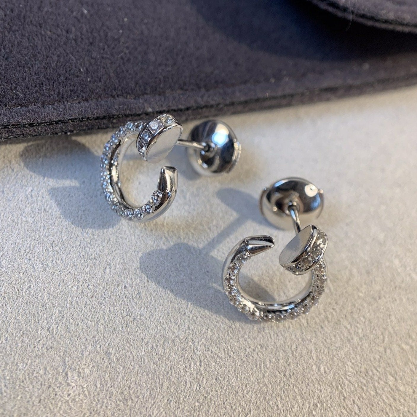 ¡®Sprite Jewelry¡¯JUSTE EARRINGS SILVER DIAMONDS