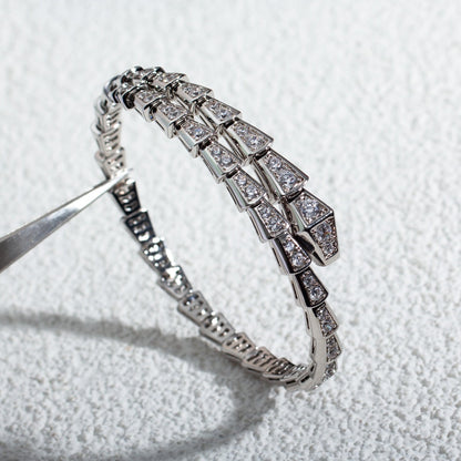 [Sprite Jewelry]SERPENTI BRACELET 6MM SILVER DIAMOND
