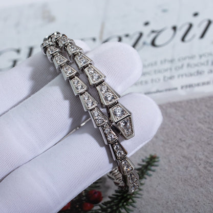 [Sprite Jewelry]SERPENTI BRACELET 6MM SILVER DIAMOND