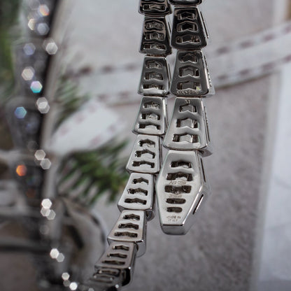 [Sprite Jewelry]SERPENTI BRACELET 6MM SILVER DIAMOND