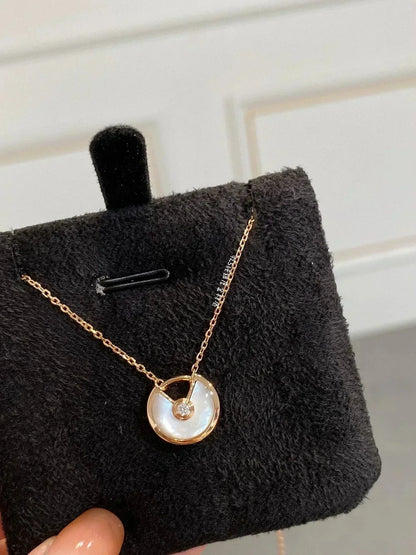¡®Sprite Jewelry¡¯AMULETTE ROSE GOLD MOP NECKLACE