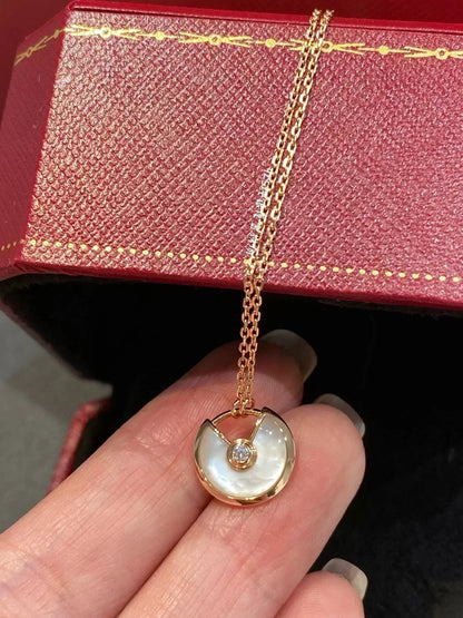 ¡®Sprite Jewelry¡¯AMULETTE ROSE GOLD MOP NECKLACE