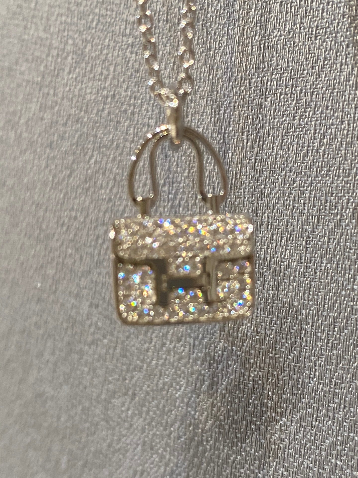 ¡®Sprite Jewelry¡¯CONSTANCE PEDANT DIAMOND NECKLACE