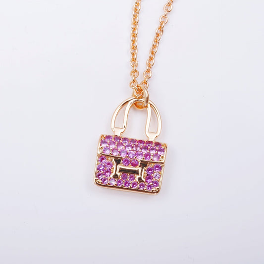 ¡®Sprite Jewelry¡¯CONSTANCE PEDANT PURPLE DIAMOND NECKLACE
