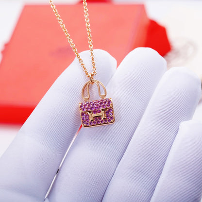 ¡®Sprite Jewelry¡¯CONSTANCE PEDANT PURPLE DIAMOND NECKLACE