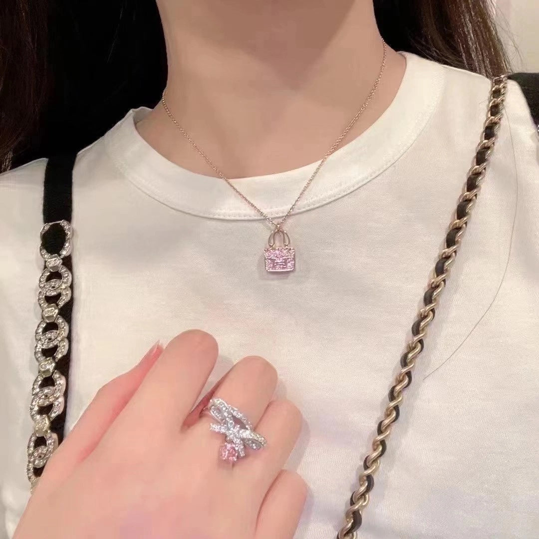 ¡®Sprite Jewelry¡¯CONSTANCE PEDANT PURPLE DIAMOND NECKLACE