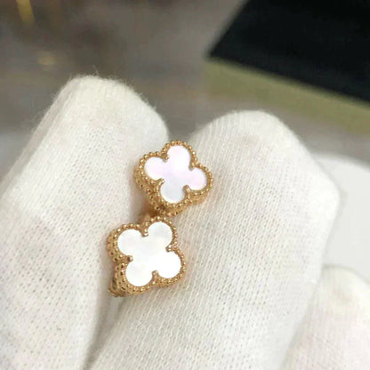¡®Sprite Jewelry¡¯CLOVER MINI 9.5MM WHITE MOP EARRINGS