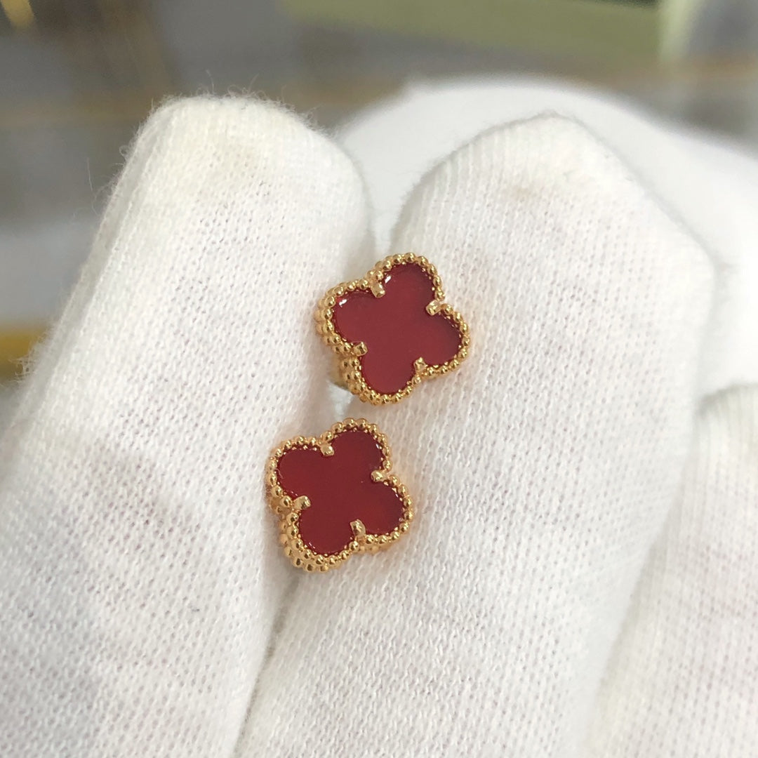 ¡®Sprite Jewelry¡¯CLOVER MINI GOLD EARRINGS