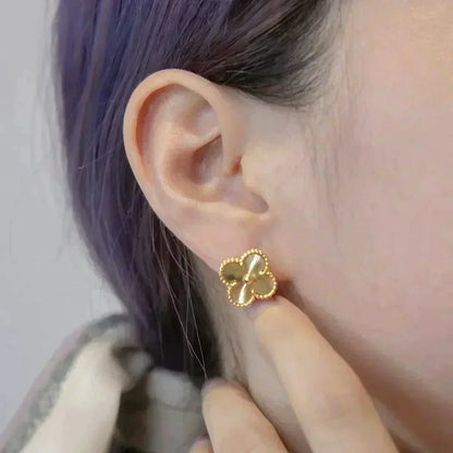 ¡®Sprite Jewelry¡¯CLOVER MEDIUM 1 MOTIFS LASER EARRINGS