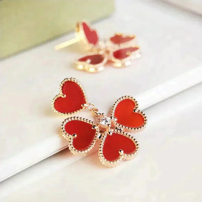 ¡®Sprite Jewelry¡¯SWEET CLOVER CARNELIAN EARRINGS