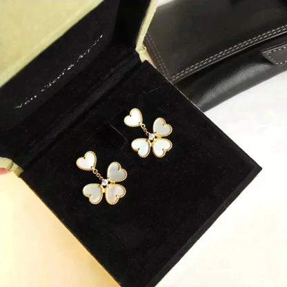 ¡®Sprite Jewelry¡¯CLOVER SWEET WHITE MOP EARRINGS